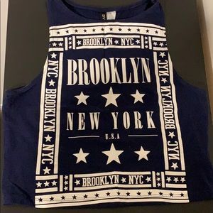 Brooklyn NY crop top